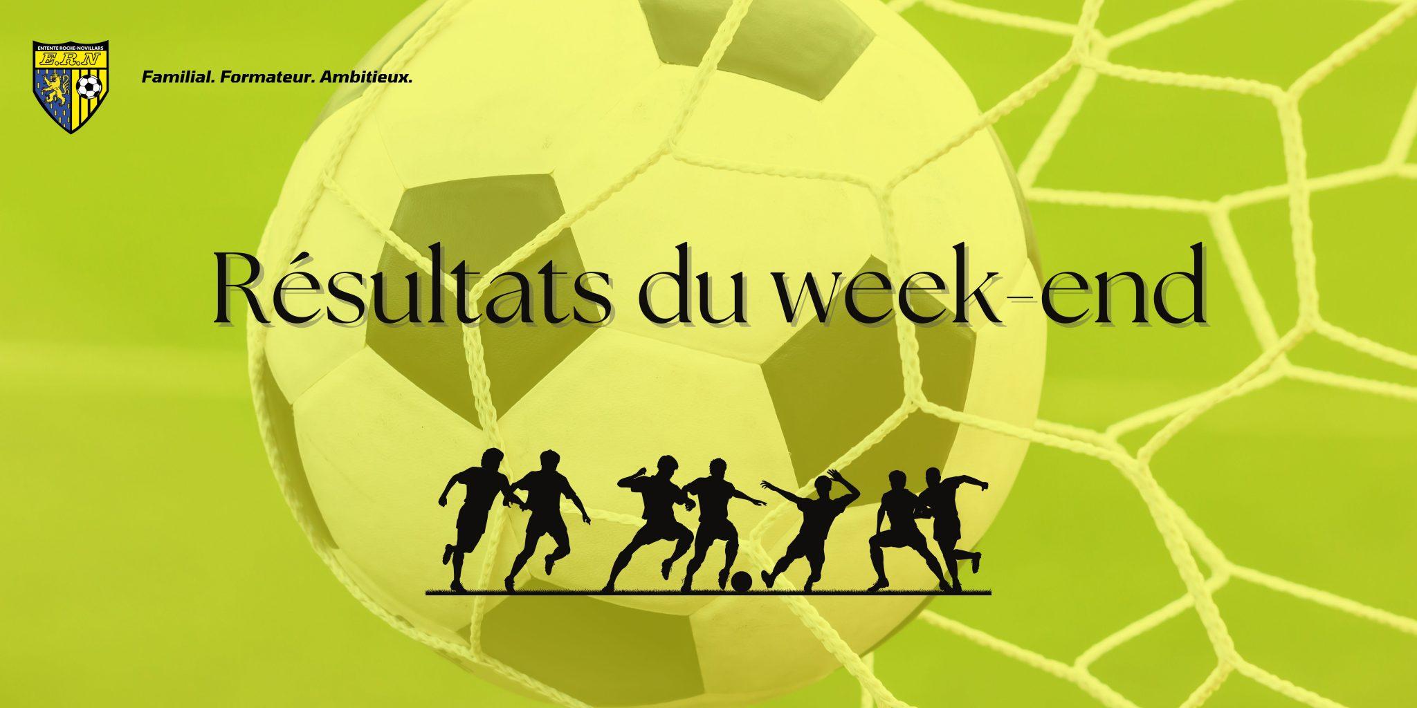 Bannière Résultats du week-end